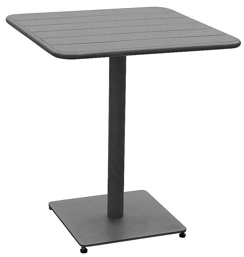 Hliníkový stolík RUBBY 65x65 cm (antracit)