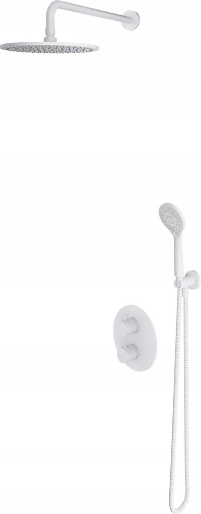 Podomietková Termostatická Sprchová Stĺpka Biela Matná Omnires