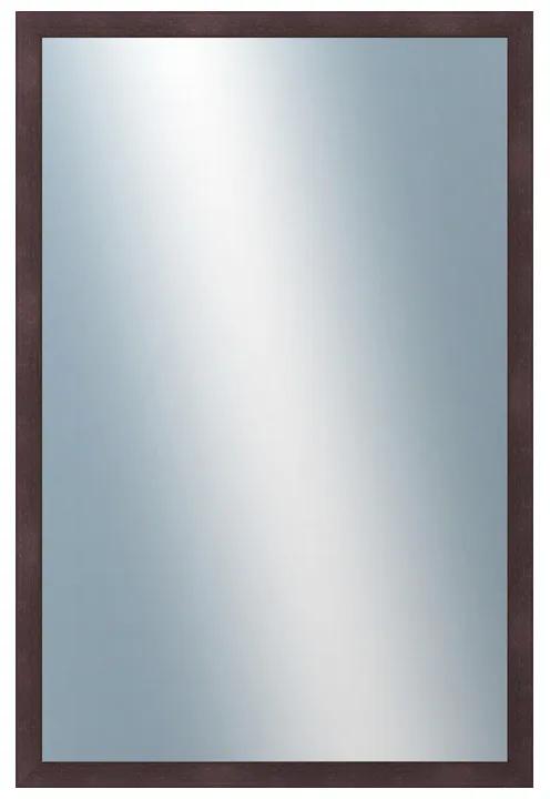 DANTIK - Zrkadlo v rámu, rozmer s rámom 40x60 cm z lišty FC hnedá vysoká (2184)