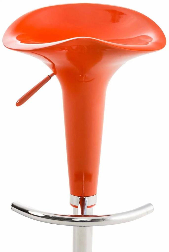 Plastová barová stolička Shine - Oranžová