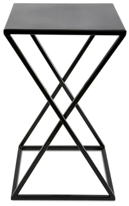 Stojan na kvety Della 40 cm čierny