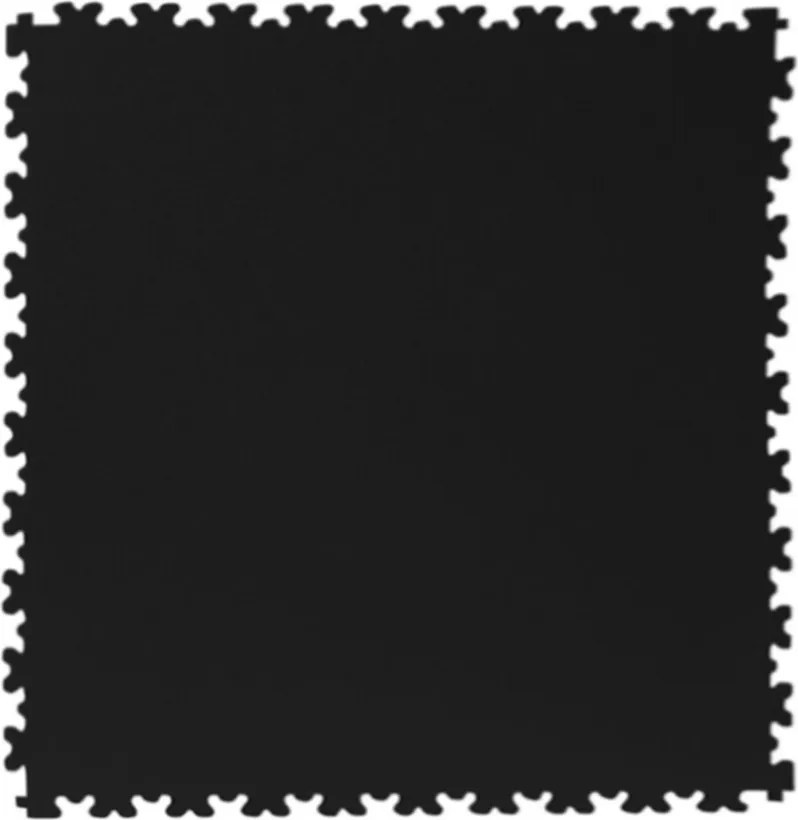 Vinylový modulový štvorec R-Tile 9004 Black - 50,3x50,3 cm Gerflor