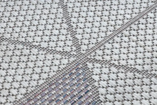 Koberec SIZAL SION Geometric 3006 ecru/rúž