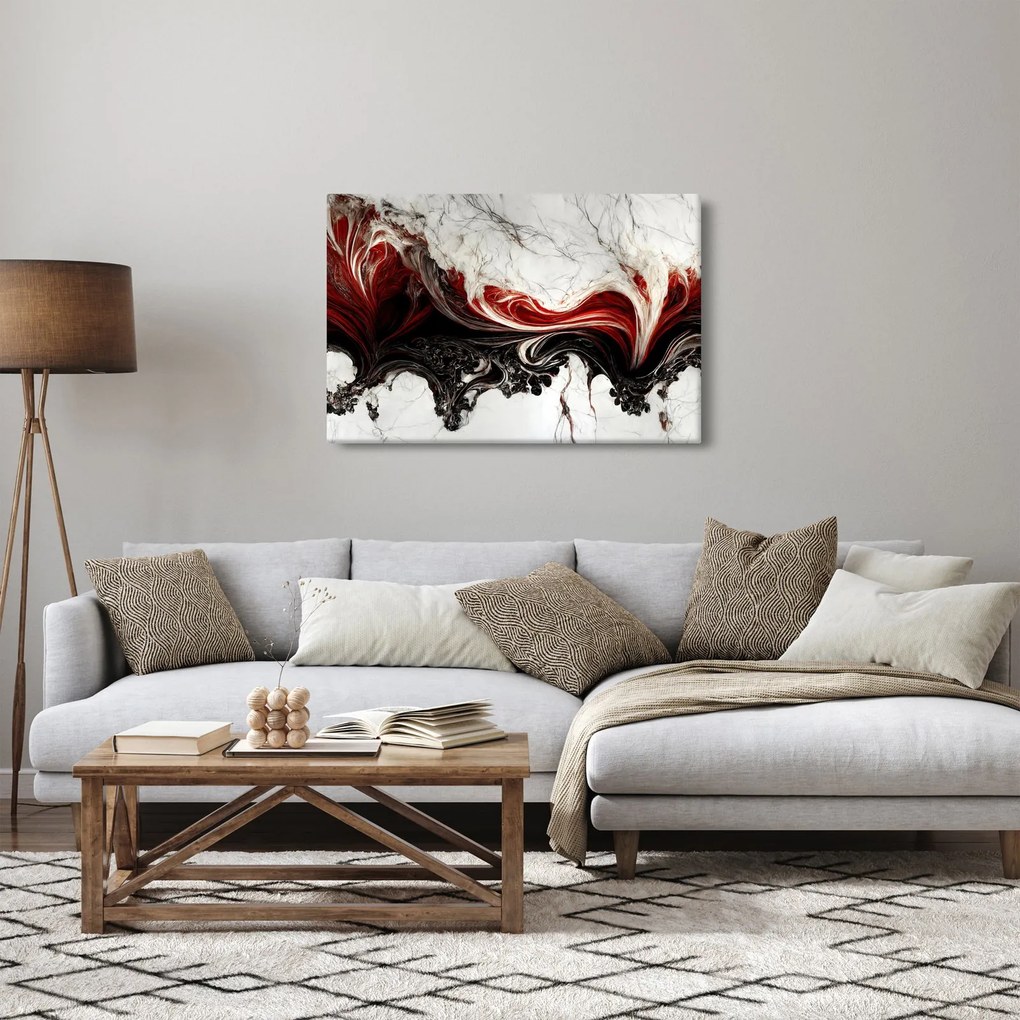 Obraz - Mramorovaná abstrakcia (90x60 cm)
