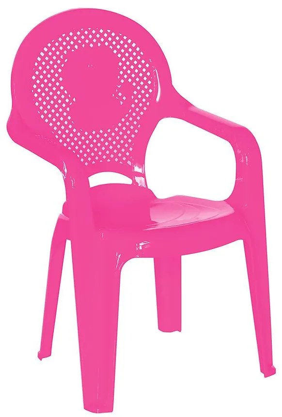 Ružová stolička Adria Lion