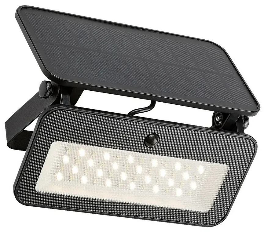 Rabalux 77160 vonkajšie nástenné solárne funkčné LED svietidlo Tarcal, 8W, IP65
