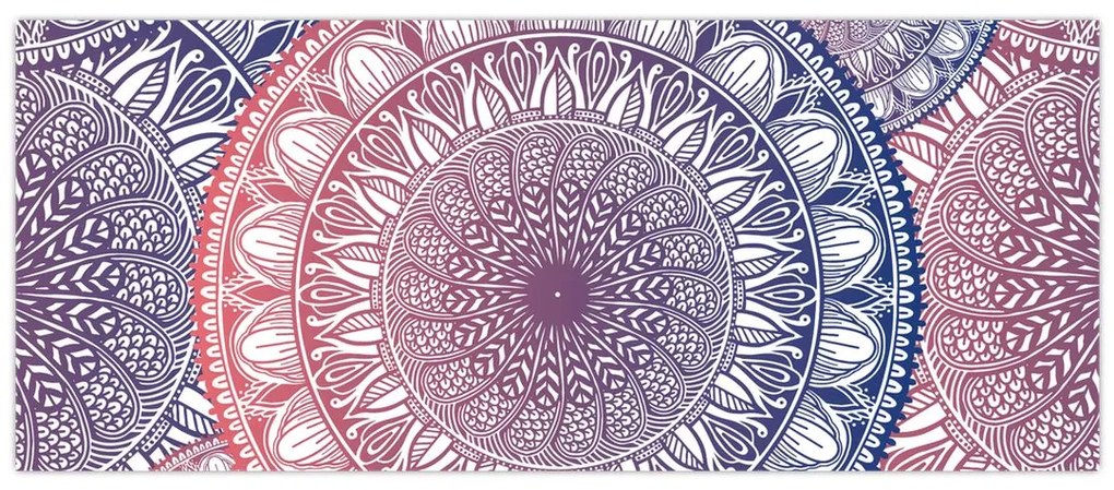 Obraz z mandál (120x50 cm)