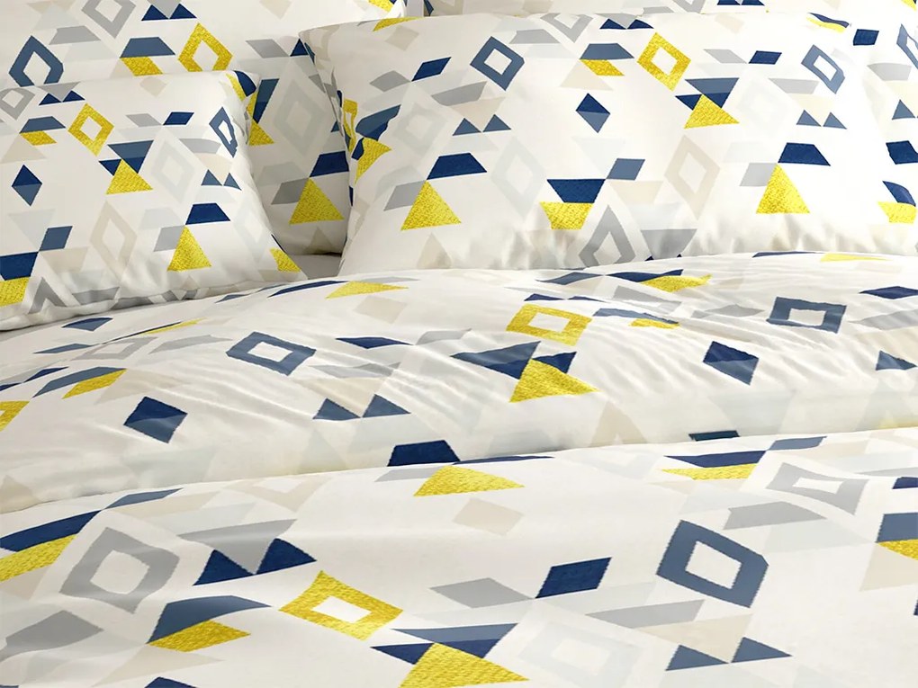Obliečky z mikrovlákna GEOMETRICA farebné Rozmer obliečky: 70 x 90 cm | 140 x 200 cm