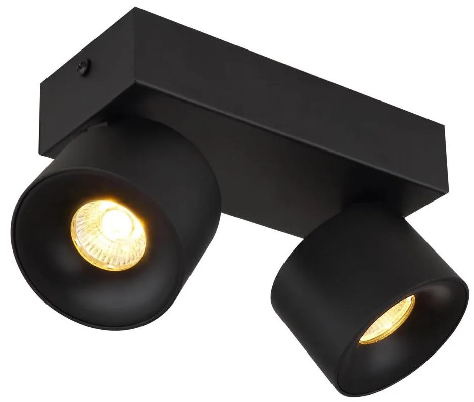 Globo 56961-2B - LED Bodové svietidlo RAE 2xLED/6W/230V čierna