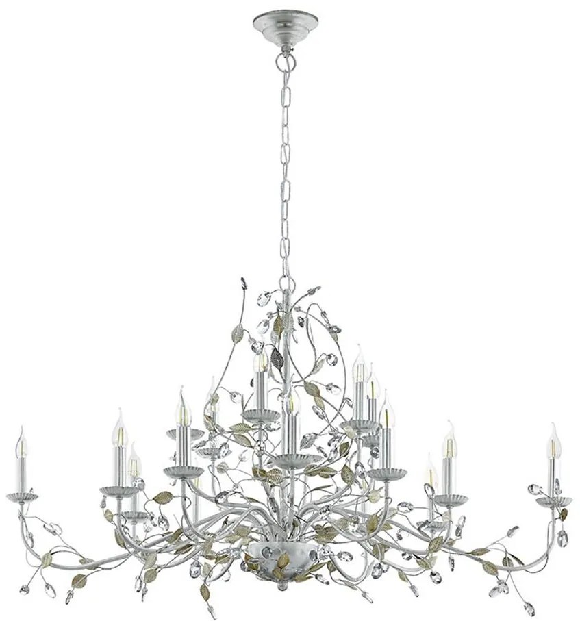 Eglo 49828 - Luster na reťazi FLITWICK 1 15xE14/40W/230V