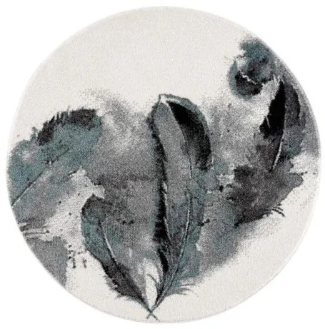 Koberec Savanna 9375 modrý kruh