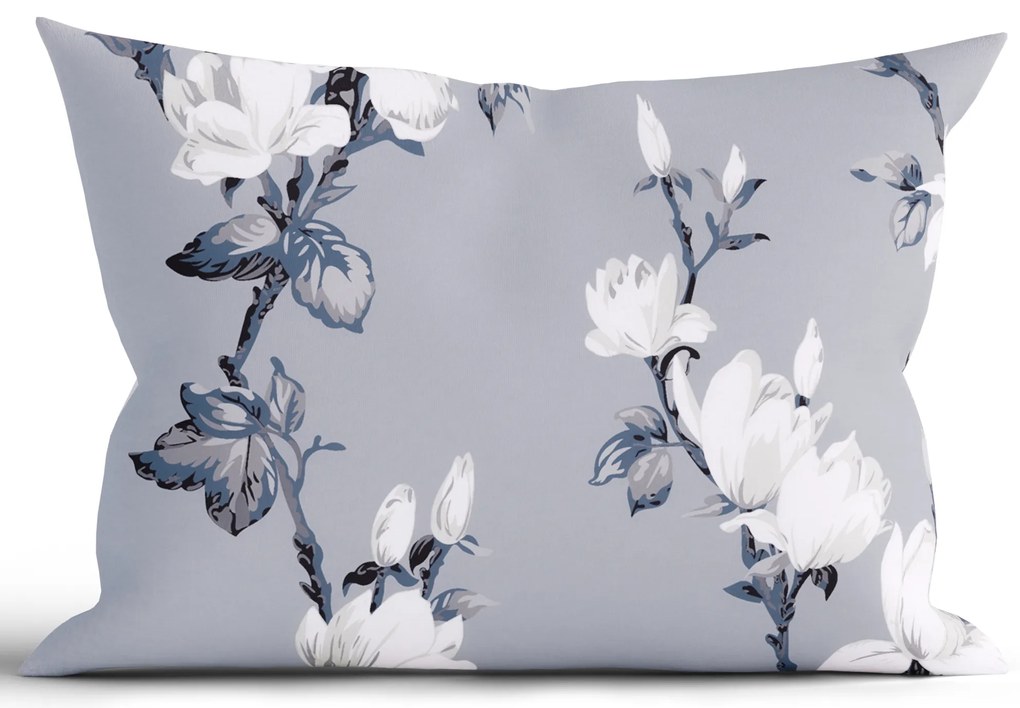 Bavlnená obliečka na vankúš Renforcé 50 × 70 cm - Johari sivá