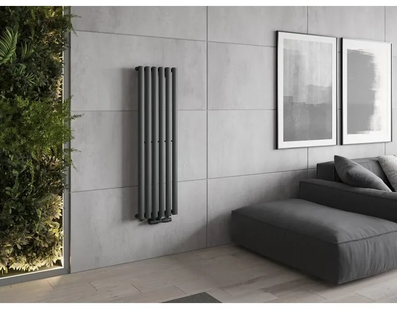 Mexen Oregon, vykurovacie teleso 1200x360 mm, 417 W, antracitová, W202-1200-350-00-66