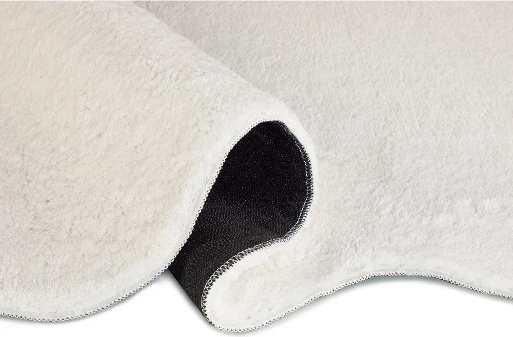 Biely prateľný koberec 160x230 cm Mellow – Universal