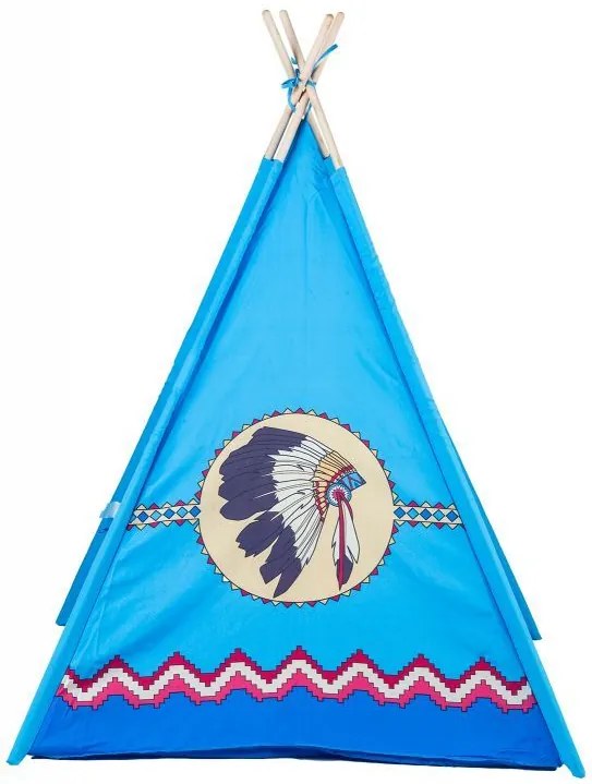 WELLHOX Detský indiánsky stan "modrá"