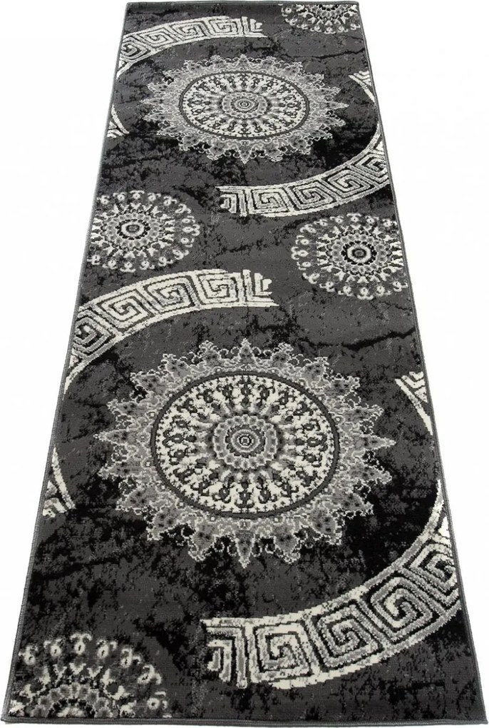 Behúň TAPIS Rosette - tmavo šedý