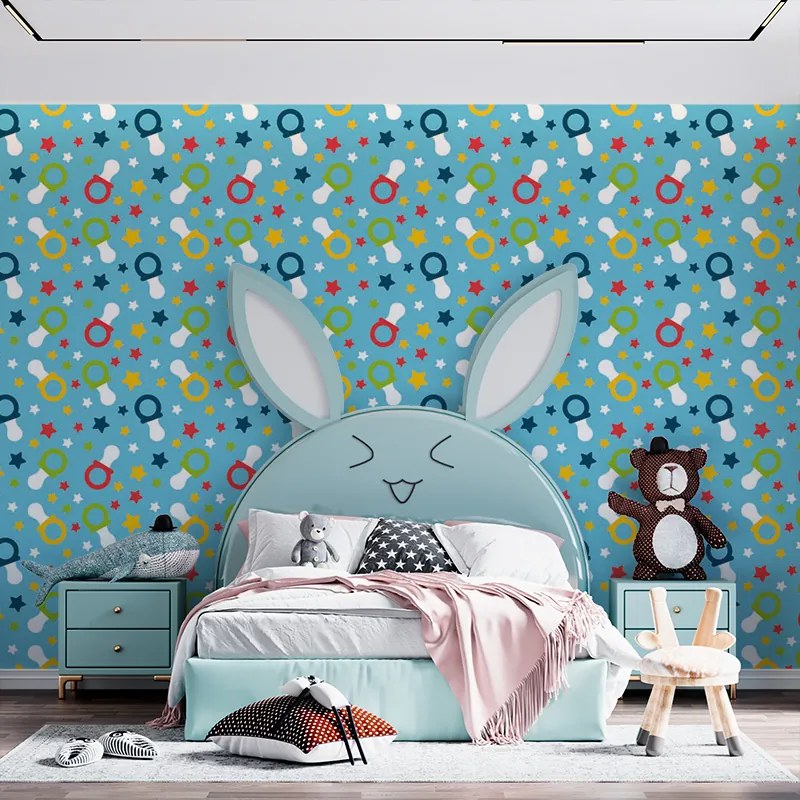 Sablio Tapeta Cumlíky a hviezdy - 125x75 cm