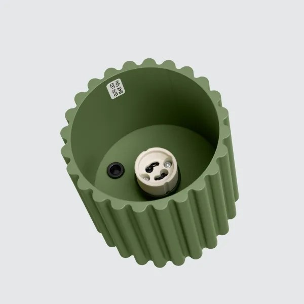 Sollux  SL.1794 - Bodové svietidlo AURA 1xGU10/10W/230V 10 cm zelené