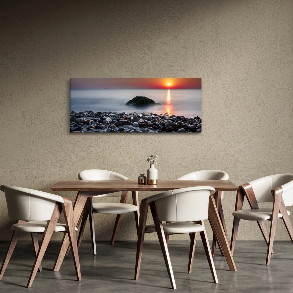 Obraz - Na pobreží (120x50 cm)