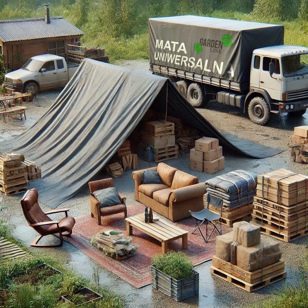 CH Krycia plachta 5x5 M - modrá