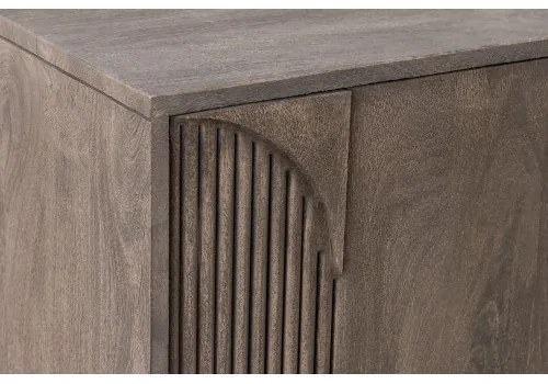 Komoda 46801 170cm Art Deco Drevo Mango Šedá - Komfort-nábytok
