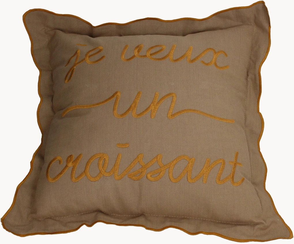Bavlnený vankúš Croissant