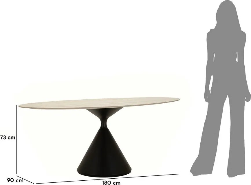 Jedálenský stôl 90x180 cm Space – Mauro Ferretti