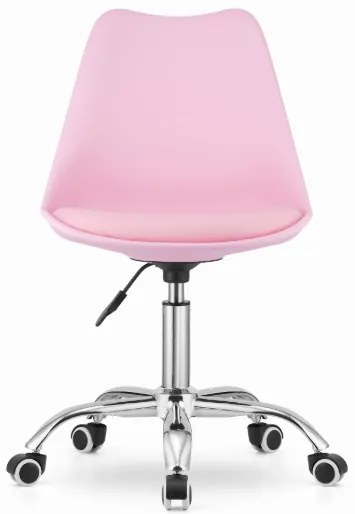 Otočná stolička ALBA – Ružová, moderný dizajn a komfort