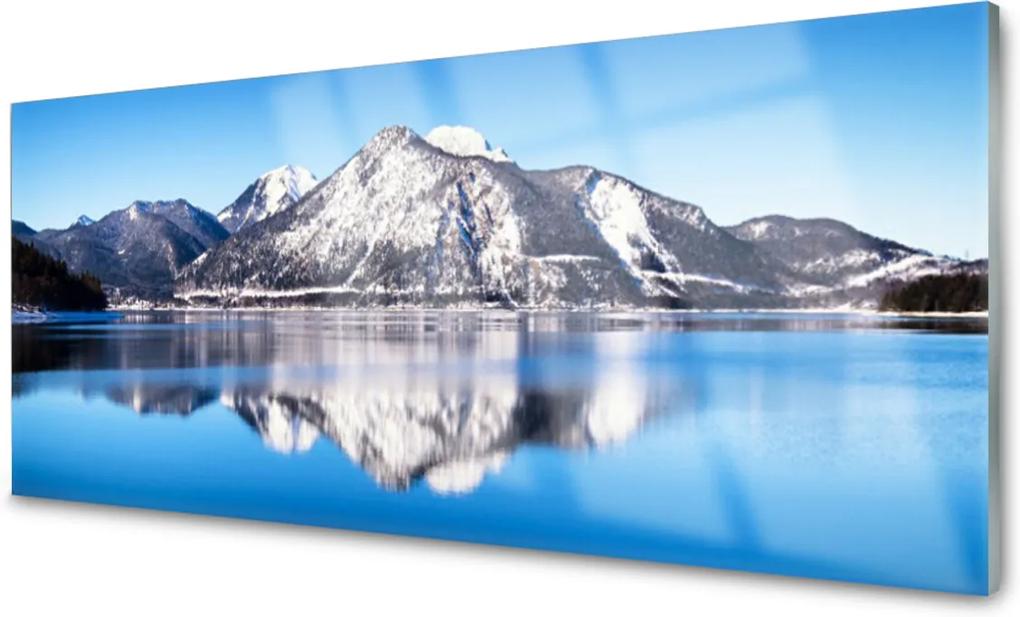 Obraz na akrylátovom skle Jazero Hory Príroda