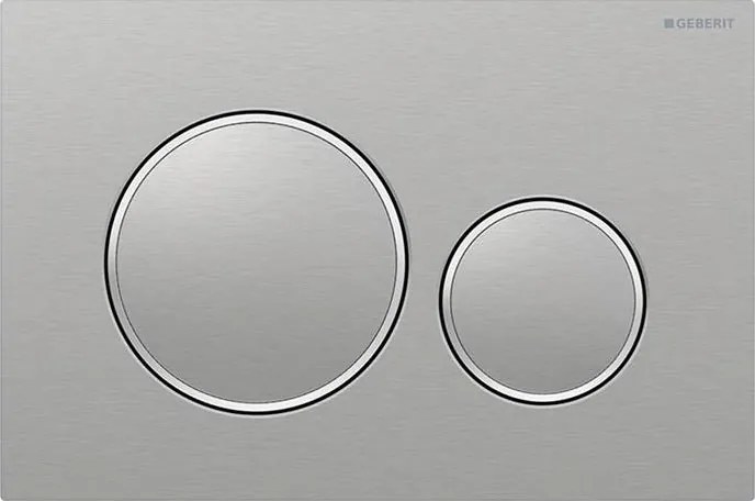 Geberit 115.882.SN.1 - Splachovacie tlačidlo Sigma20 24,6x16,4 cm nerezová oceľ