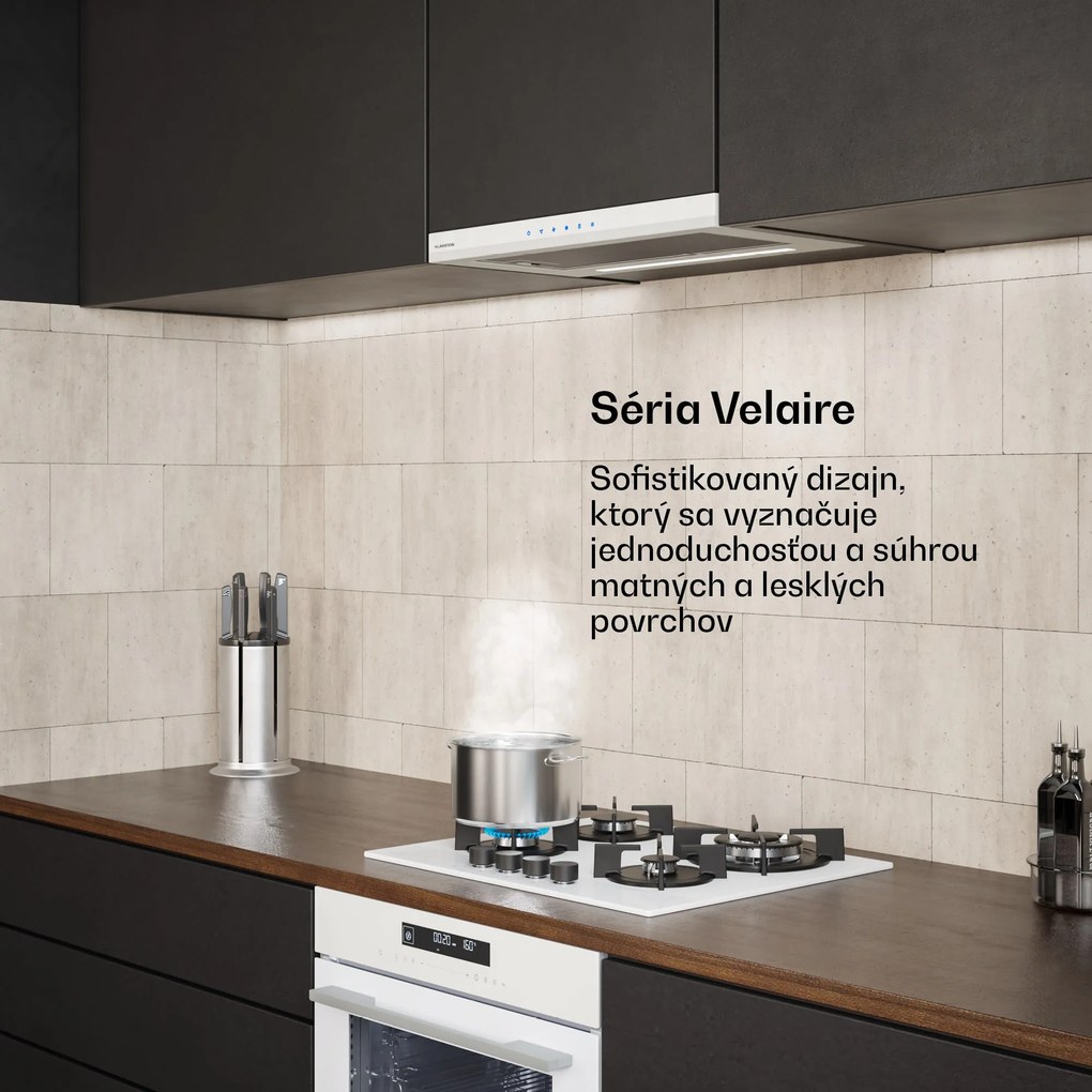Klarstein Velaire vysúvacia digestorová kapucňa 60 cm | Elegantná, minimalistická, výkonná | EEC A++ | 891 m³/h