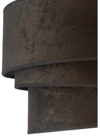 Duolla - Stropné svietidlo DEVON 1xE27/40W/230V pr. 45 cm čierna/zlatá