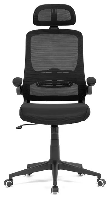 Autronic BONTEC Kancelárska stolička, hojdací mechanizmus, čierna sieťovina, KA-Q842 BK Farba: Čierna