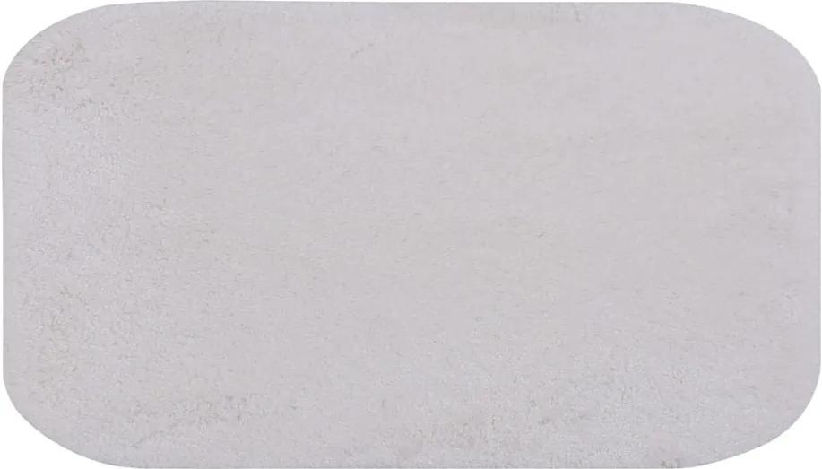 Biela predložka do kúpeľne Confetti Bathmats Miami, 80 x 140 cm