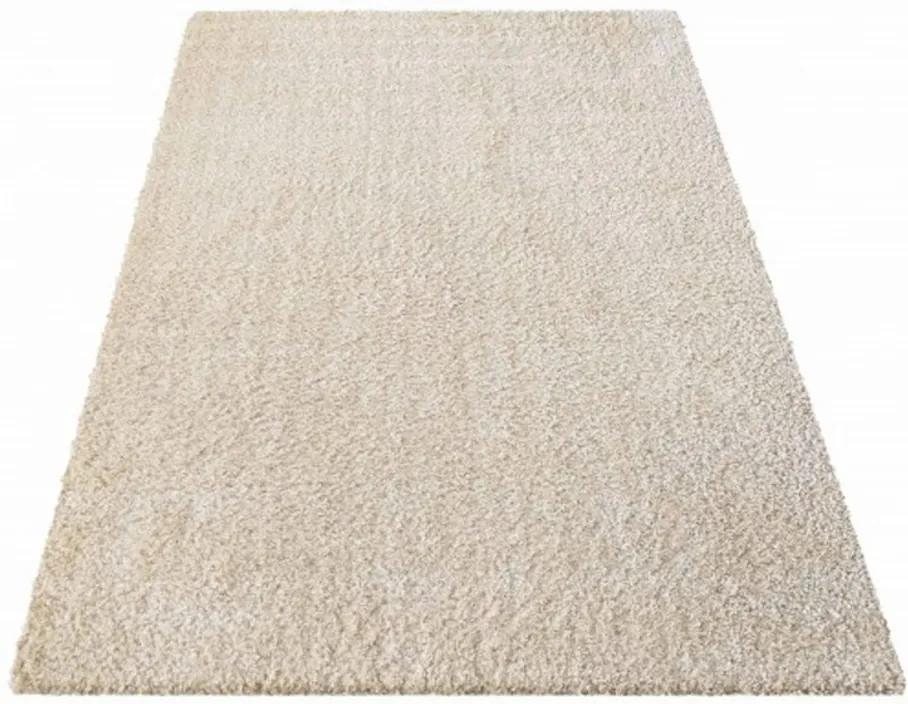 *Kusový koberec Shaggy Kamel krémový, Velikosti 120x170cm