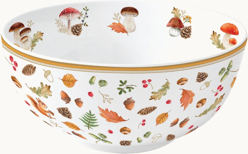 Malé porcelánové misky Autumn Breeze, 4 ks
