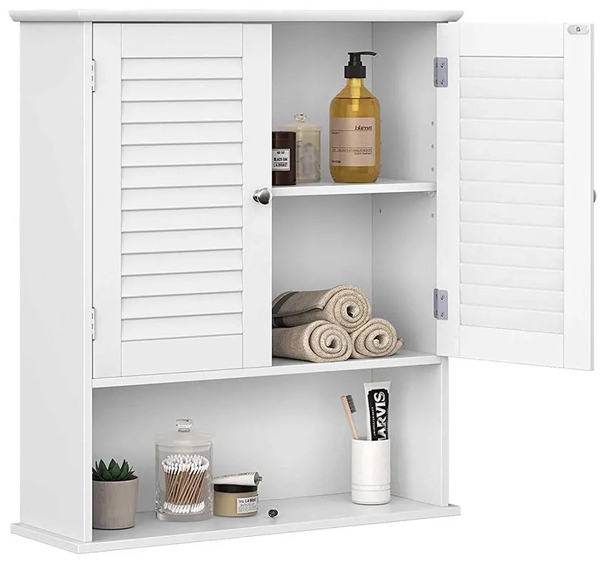 Kúpeľňová nástenná skrinka 60x20x70 cm