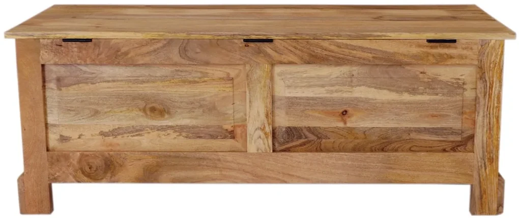 furniture-nabytek.cz - Drevená truhla 120x45x45 z masívu mango