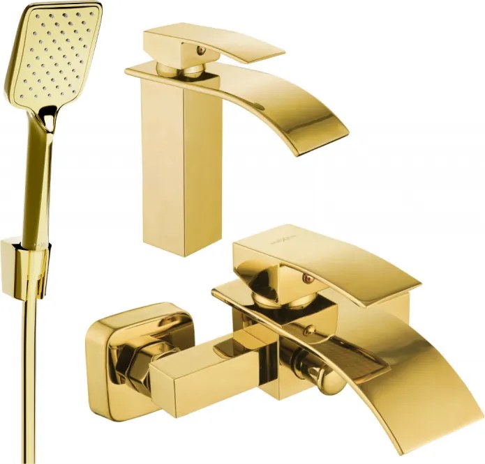 Mexen Aries R62 vaňový set, zlatý - 744803R62-50