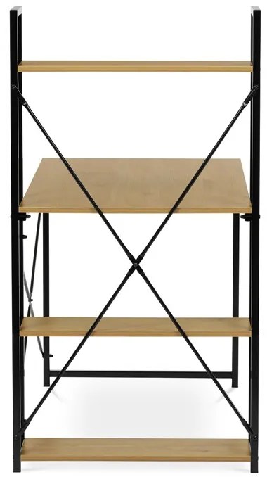 Autronic BONTEC Pracovný stôl 120x60cm, mdf, hnedá, GD-520 OAK Farba: Hnedá