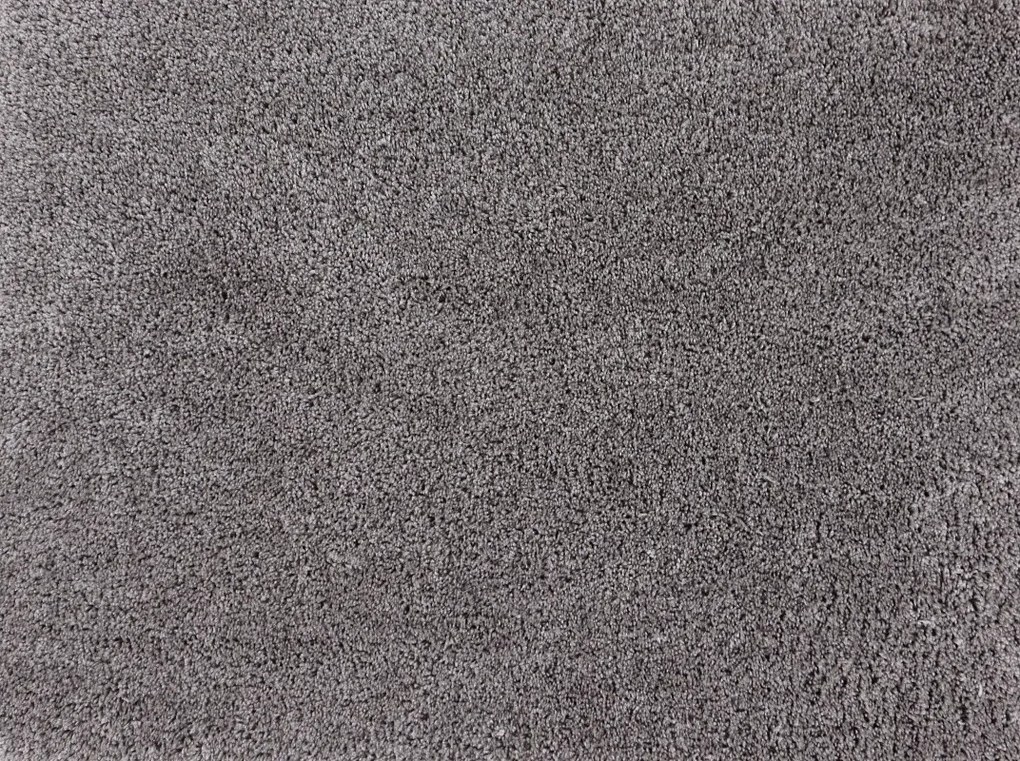 ITC, Metrážny koberec Sweet 75 tmavo šedý, na mieru, šíře 4m, šedá, filc, obývacia izba
