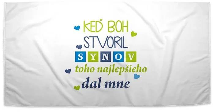 Sablio Uterák Keď Boh stvoril synov - 30x50 cm