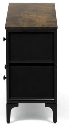 Autronic BONTEC Komoda 103x30x56cm, mdf, viacfarebná, AUK-W2103 BK Farba: Viacfarebná