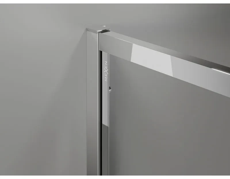 Mexen Exo, sprchovací kút s krídlovými dverami 130 x 85 cm, 6mm číre sklo, chrómový profil, 819-130-085-01-00