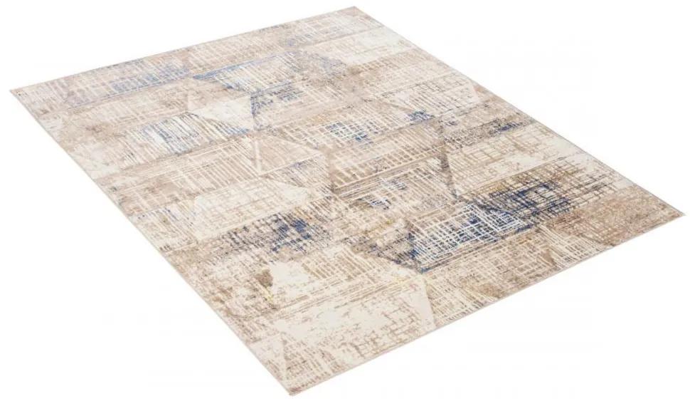 Kusový koberec Nuray béžovomodrý 120x170cm