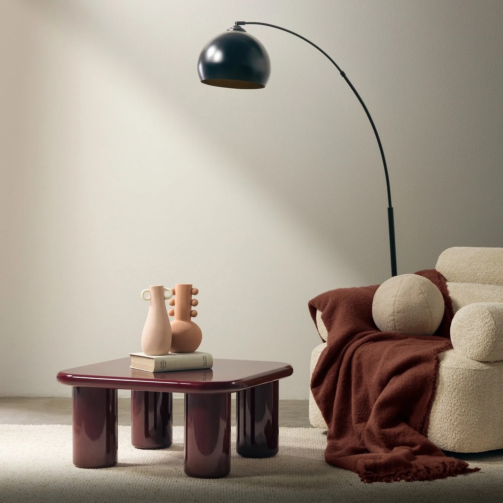 Konferenční stolek Cherry 70 cm vínový/třešňový