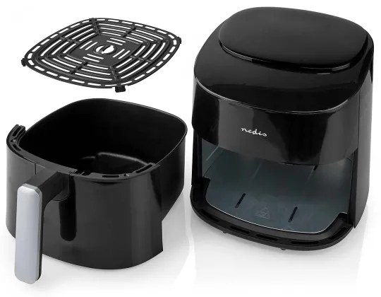 Nedis KAAF160BK - Teplovzdušná fritéza 4,2 l 1300W/230V/240 min