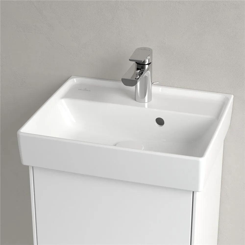 VILLEROY &amp; BOCH Collaro závesné umývadielko s otvorom, s prepadom, 450 x 370 mm, biela alpská, 43344501