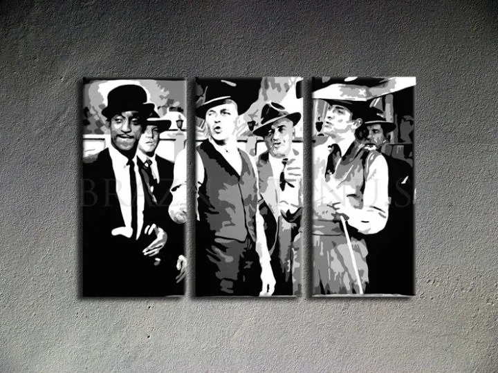 Ručne maľovaný POP Art obraz Rat Pack | rôzne rozmery