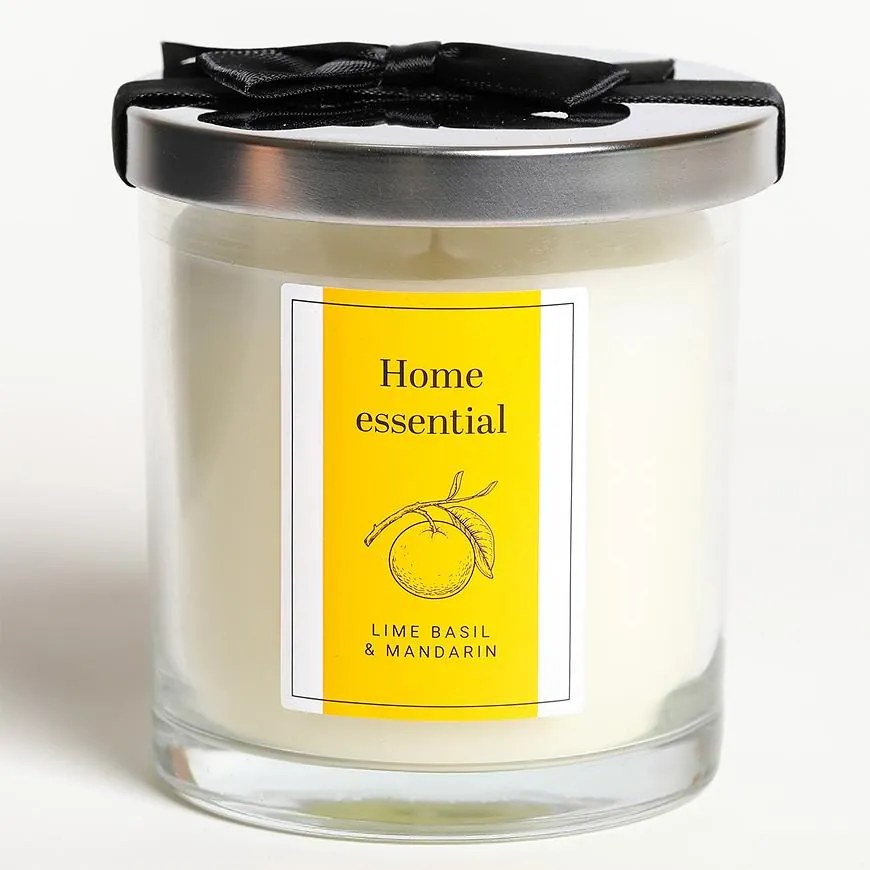 Vonná sviečka Lime Basil&Mandarin 8x9 cm